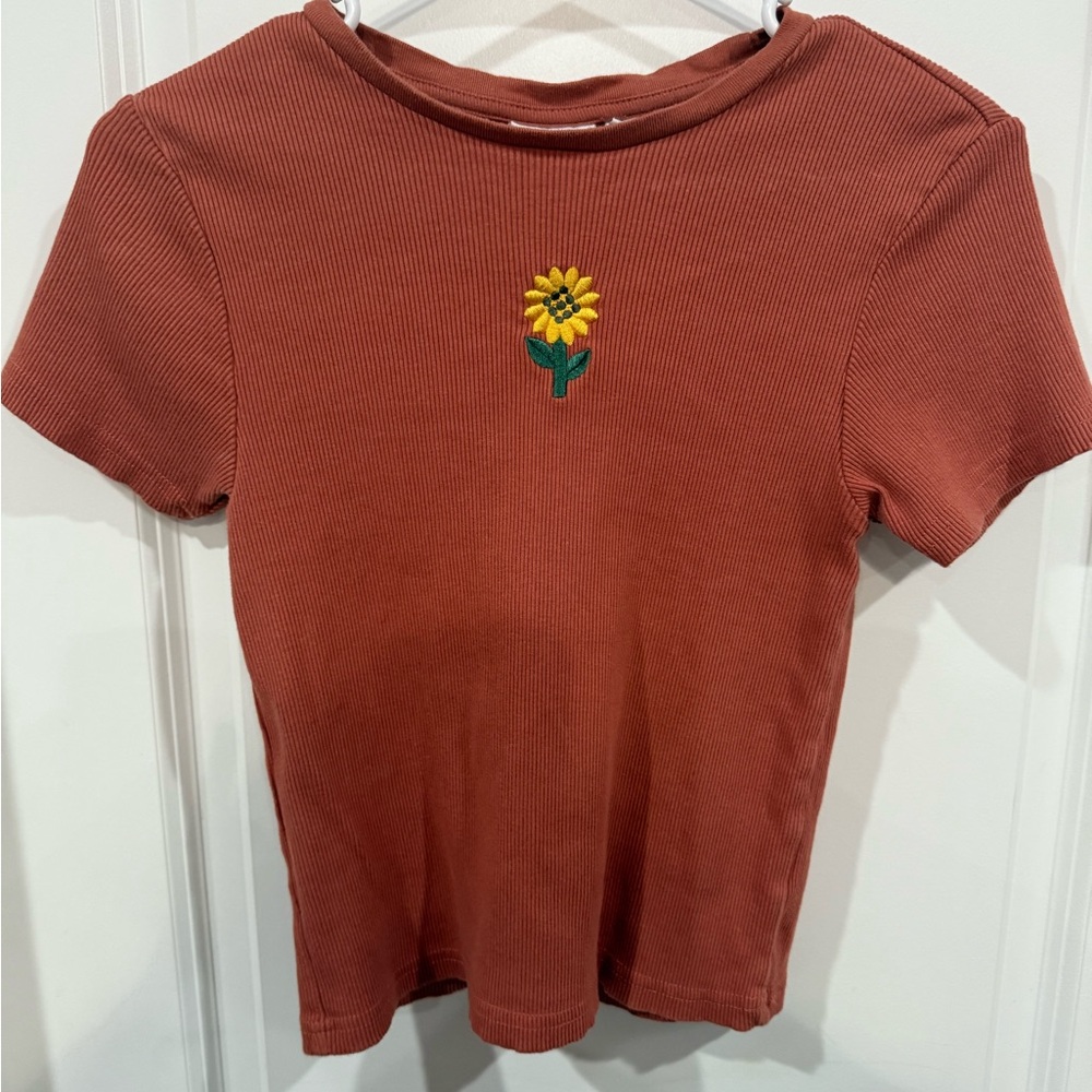 Mighty Fine Terracotta Sunflower Tee